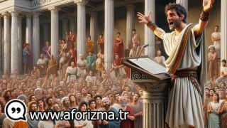 Tartışırken, doğruluk hep kaybolur sözü